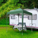 ZNTS 2 x 2m Practical Waterproof Right-Angle Folding Tent Green 88159564