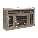 Classic TV Media Stand Modern Entertainment Console for TV Up to 65" with Open and Closed Storage W1758109203
