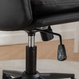 ZNTS Bizerte Adjustable Swivel Criss-Cross Chair, Wide Seat/ Office Chair /Vanity Chair, Black T2574P181617