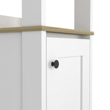 ZNTS Arctic Linen Cabinet, With Four Shelves, Single Door Cabinet B128P148858