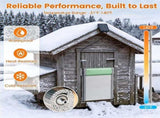 Solar Powered Automatic Chicken Coop Door with 4 Modes Light Sensor Timer Remote Control, Anti-Pinch 79784456