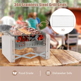 ZNTS Outdoor BBQ Grill Beige 04276993