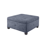 ZNTS Soft Close Storage Ottoman B03548613