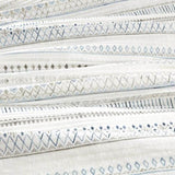 3 Piece Printed Microfiber Seersucker Quilt Set Taupe/Blue Full/Queen B03597654