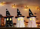 Halloween Decor Indoor, Set of 3 Ceramic Ghosts with Witch Hats, Cute Spooky Ghost 99433269