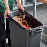 45 Gallon Trash Bags Heavy Duty, 1.9MIL Trash Bags Large Black Trash Bags 35in*39.4in 76388154