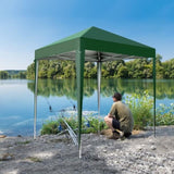 ZNTS 2 x 2m Practical Waterproof Right-Angle Folding Tent Green 88159564