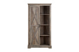 Tall Storage Cabinet Barn Door Storage Country Wood Rustic Farmhouse Pantry Cupboard Barn Door W2275P149117