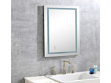 40x28 Inch LED Bathroom Mirror with Frontlit and Backlit, Wall Mounted Vanity Mirror with Smart 64246529