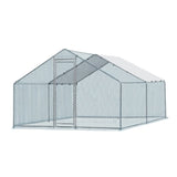 13 x 10 ft Large Metal Chicken Coop, Walk-in Poultry Cage Chicken Hen Run House with Waterproof 97780413