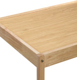Della 3-Piece Solid Wood Kids Table & Two Chair Set, Natural B022P174730