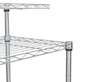 US 4Tier Kitchen Bakers Rack Microwave Oven Stand Storage Cart Workstation Shelf 15516534