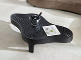 47.24''Fiberglass Clound Coffee Table for Living Room,Matte Black Relief Table front of the Sofa, W2582P214811