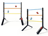 Steel Ladder Toss Game Set, 2 Pack Ladder Ball Rack with 6 Bolas, Assembly-Free Ladder Toss Includes 76162405