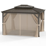 10'X12' Outdoor Double-roof Hardtop Gazebo 02952064