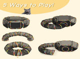 Outdoor Cat Enclosures with Tunnel, Portable Cat Play Tent Indoor Outdoor, Cat Playpen Enclosed 02353879