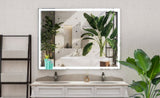48x36 inch LED Bathroom Vanity Mirror Wall Mounted Adjustable White/Warm/Natural Lights Anti-Fog W708P176761