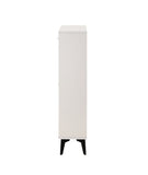 Large size Shoe Cabinet,Free Standing Tipping Bucket Shoe Rack Organizer with 2 Flip Drawers&2 W2516P185160