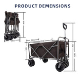 Outdoor Garden Park Utility kids wagon portable beach trolley cart camping foldable with big wheels W321P206641