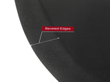 3x 4.5x 1/2" Beauty Salon Semicircle Anti-fatigue Salon Mat Black 42550201