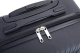 4-piece ABS lightweight suitcase, 14 inch makeup box, aircraft wheels BLACK W284P149254