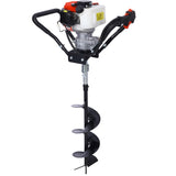 Post Hole Digger, 43cc Post Hole Digger, Gas Powered Earth Digger with 6&8" and absorber,Earth Auger W465109914