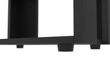 FM FURNITURE Modoc Bookcase in Melamine with Open Storage, Black B128P269890