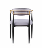 Modern Contemporary 2pcs Side Chairs Gray Fabric Upholstered Ultra Stylish Chairs Set B011139603