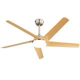 52 Inch Modern Ceiling Fan with Dimmable LED Light and Remote Control 5 ABS Blades 3 Color W934P230375