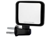 Manual Mirrors Black Left Right Side Pair For 2007-2017 Jeep Wrangler 28928984