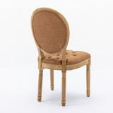 French Style Solid Wood Frame Antique Painting,Hand-pulled buckle decoration PU artificial leather W1143P166791