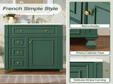 Bathroom Vanity Cabinet with Ceramic Sink Basin, 30 Inch, Storage Cabinet with Soft Closes and N710P286723F