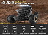 2026 3 Batteries 112 Rock Crawler Rechargeable Off Road Truck 4WD , Metal Shell LED Headlights RC 88310480