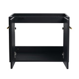 24 Inch Wall-mounted Bathroom Vanity -BVB09124BCT W999P174656