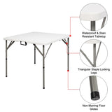 34" Blow Molding Foldable Square Table 60289561