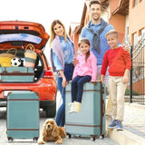 Hardshell Luggage Sets 3 Pieces 20"28" Luggages and Cosmetic Case Spinner Suitcase with TSA Lock N732P171585M
