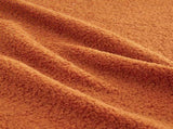 Ottoman Teddy Fabric-Orange W714P357251