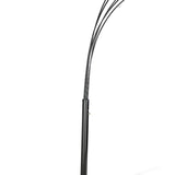 ZNTS Satin Black 5-light Floor Lamp B062P153730