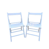 FOLDING CHAIR-2/S, FOLDABLE STYLE -WHITE W49553508