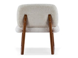 Dining Chair Set of 2, Plush Fabric Upholstered Dining Chairs with Curved Wooden Legs and Beige N779P370775B