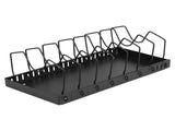 Adjustable Carbon Steel Sliding Cookware Storage Rack, Anti-Rust Pull Out Pan Lid Holder for Cutting 99423598