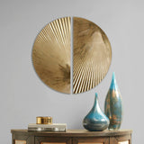 Half-moon 2-piece Metal Wall Decor Set B035129217