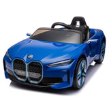 ZNTS Licensed BMW I4,12v Kids ride on car 2.4G W/Parents Remote Control,electric car for kids,Three speed W1396104254