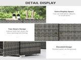 Waterproof Cabinet Outdoor Storage Unit with Drawer for Indoor, Swimming Pool Area 09788674