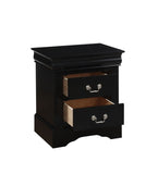 Louis Black Finish Philippe III Nightstand B2726P257333