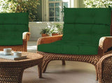 High Back Chairs Set of 2, Waterproof Outdoor Rocking Chair with Ties, Rocking Chair 25705302