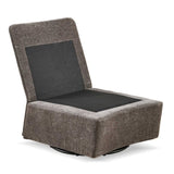 Detachable Dark Grey Chenille Single 360 Swivel Rocking Rocker,360 Swivel Sofa Chair & Single Sofa W1164P190848
