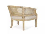 Accent Chair Rubber Wood Beige Natural N779P233048B