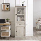 Tall Storage Cabinet, Freestanding Cabinet Glass Door and Shelves, Sideboard cabinet, Cabinet W2275P206604