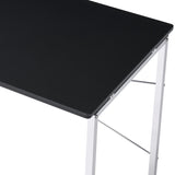 Black and Chrome Vanity Desk B062P186421